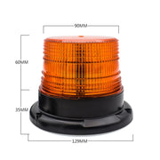 School Bus Engineering Vehicle Safety Warning Light Rear-end Collision Yellow Signal Lamp (Blue Light)