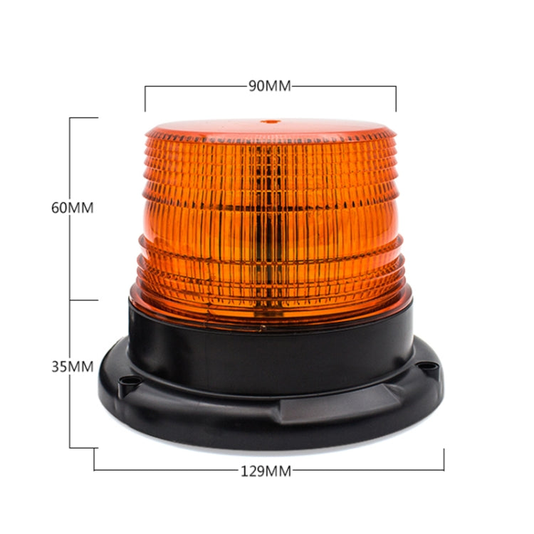 School Bus Engineering Vehicle Safety Warning Light Rear-end Collision Yellow Signal Lamp (Red Light)