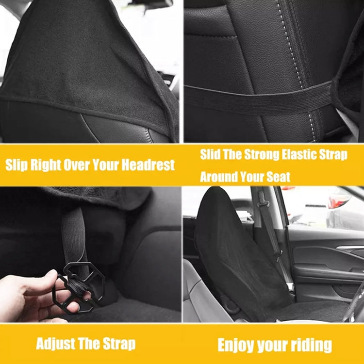 Car Universal Water-resistant Anti-skid Seat Cover (Grey)