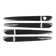 One Set Car Carbon Fiber Outside Door Handle without Smart Hole Decorative Sticker for Mazda CX-5 2017-2018, Left Drive - Decorative Sticker by PMC TechLife | Online Shopping South Africa | PMC TechLife | Buy Now Pay Later Mobicred