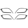 Car Carbon Fiber Inner Door Handle Decorative Sticker for Mazda CX-5 2017-2018, Left and Right Drive Universal - Car Interior Mouldings by PMC TechLife | Online Shopping South Africa | PMC TechLife | Buy Now Pay Later Mobicred