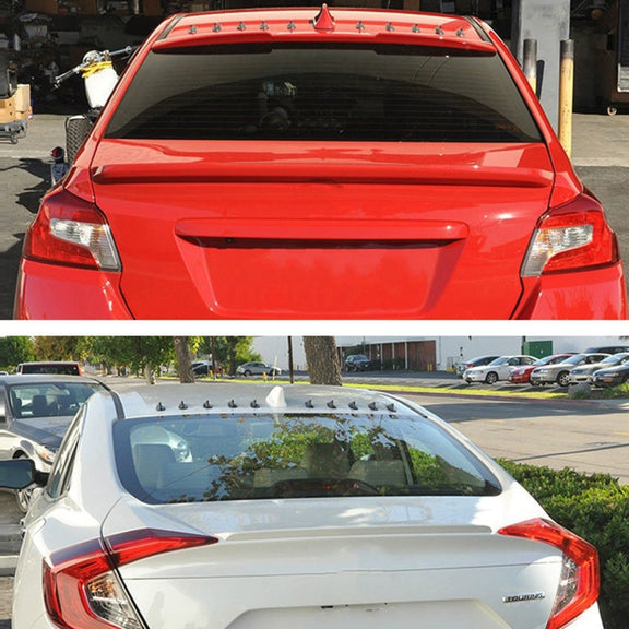 Universal Car Modification EVO Style Car Roof Radio Signal Shark Fin Decoration Accessories(Black)