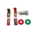 1 Pair Car Battery Cable Terminal Clamps Connectors Battery Clip Wiring with Protective Cleaning - Booster Cable & Clip by PMC TechLife | Online Shopping South Africa | PMC TechLife | Buy Now Pay Later Mobicred