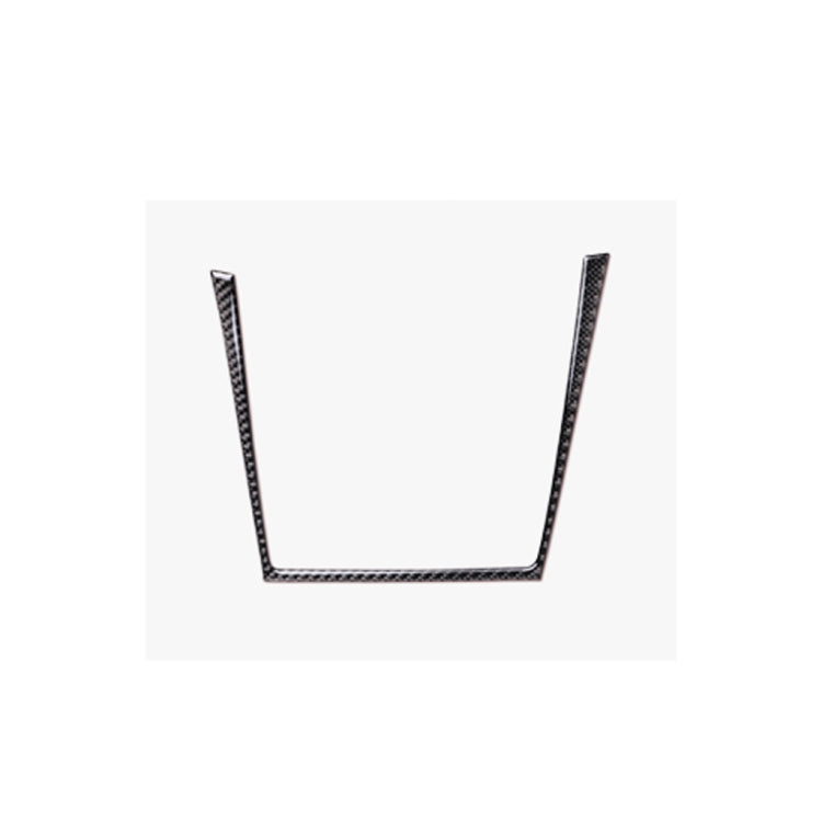 Car Carbon Fiber Water Cup Holder Decorative Sticker for BMW E70 X5 / E71 X6 2009-2013, Right Drive