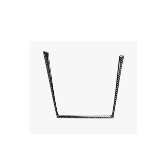 Car Carbon Fiber Water Cup Holder Decorative Sticker for BMW E70 X5 / E71 X6 2009-2013, Left Drive
