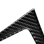 Car Carbon Fiber Water Cup Holder Decorative Sticker for BMW E70 X5 / E71 X6 2009-2013, Left Drive