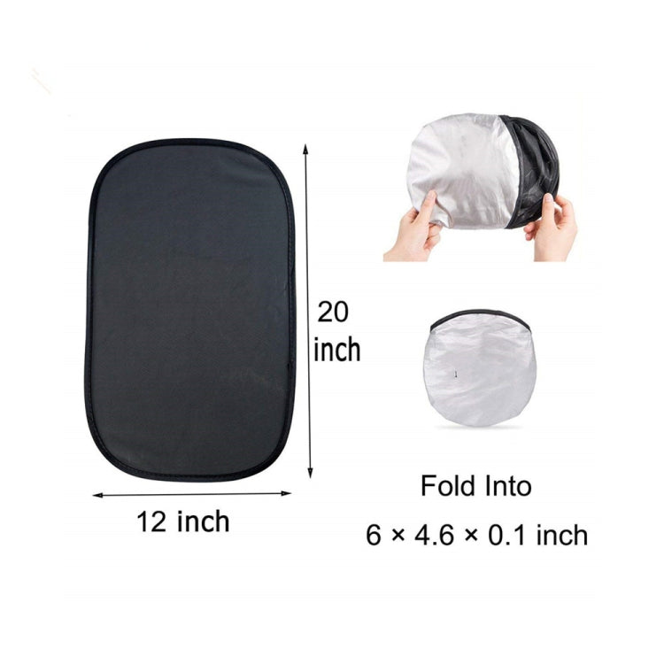 Car Net Yarn Sunscreen Electrostatic Window Sunshade Cover, Size: 51 x 31cm