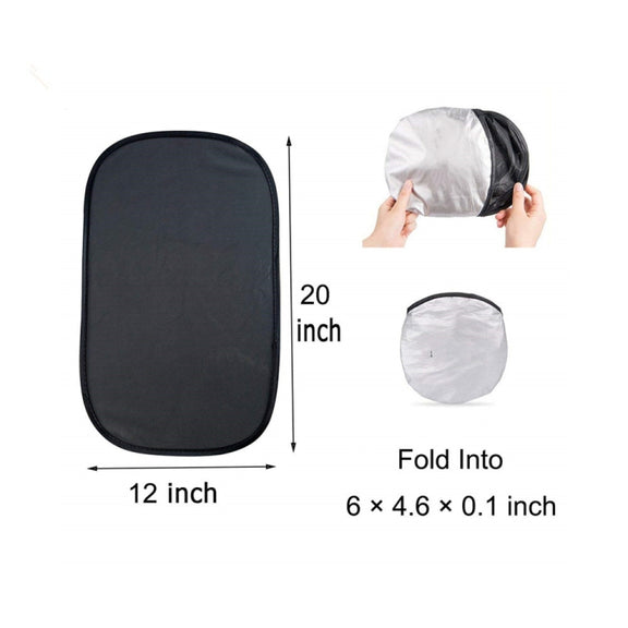 Car Net Yarn Sunscreen Electrostatic Window Sunshade Cover, Size: 51 x 31cm