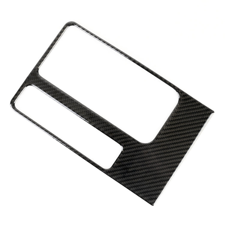 B Style Carbon Fiber Car Water Cup Decorative Sticker for Jaguar F-PACE 2016-2020