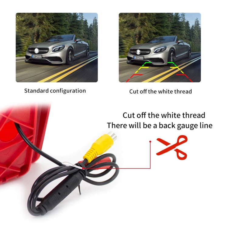 PZ462 Car Water-resistant Brake Light View Camera for Renault / Nissan / Opel