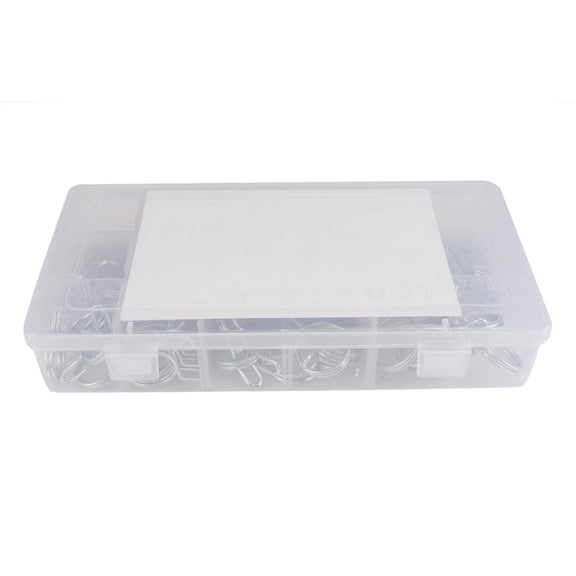 180 PCS Double Wire Spring Tube Clamp Water Pipe Clamps, Size: 5-24mm