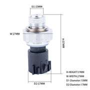 Car Oil Pressure Sensor Joint Adaptor 12621234 for Buick / Chevrolet