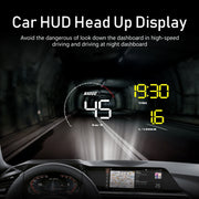 A9 5.5 inch Universal Car OBD2 HUD Vehicle-mounted Head Up Display (Blue)