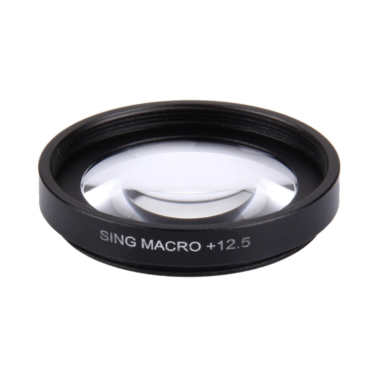 JUNESTAR Proffesional 37mm 12.5X Macro Lens Filter + Lens Protective Cap for GoPro & Xiaomi Xiaoyi Yi Sport Action Camera