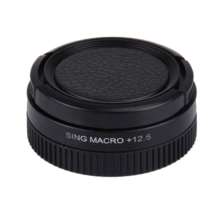 JUNESTAR Proffesional 37mm 12.5X Macro Lens Filter + Lens Protective Cap for GoPro & Xiaomi Xiaoyi Yi Sport Action Camera