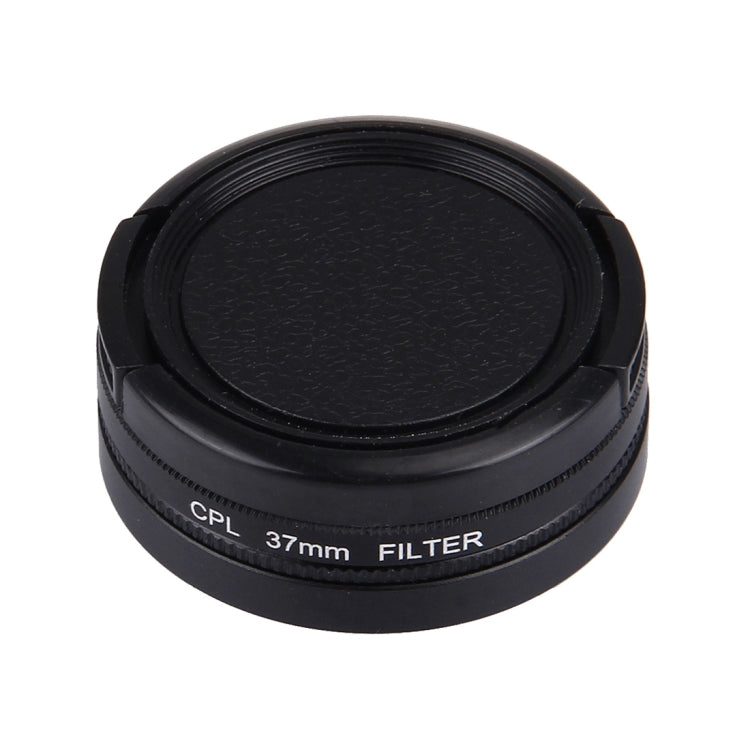 JUNESTAR for Xiaomi Xiaoyi Yi II 4K Sport Action Camera Proffesional 37mm CPL Filter + Lens Protective Cap