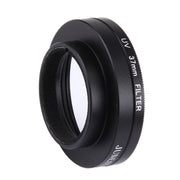 JUNESTAR for Xiaomi Xiaoyi Yi II 4K Sport Action Camera Proffesional 37mm UV Filter + Lens Protective Cap