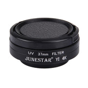 JUNESTAR for Xiaomi Xiaoyi Yi II 4K Sport Action Camera Proffesional 37mm UV Filter + Lens Protective Cap