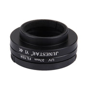 JUNESTAR for Xiaomi Xiaoyi Yi II 4K Sport Action Camera Proffesional 37mm UV Filter + Lens Protective Cap