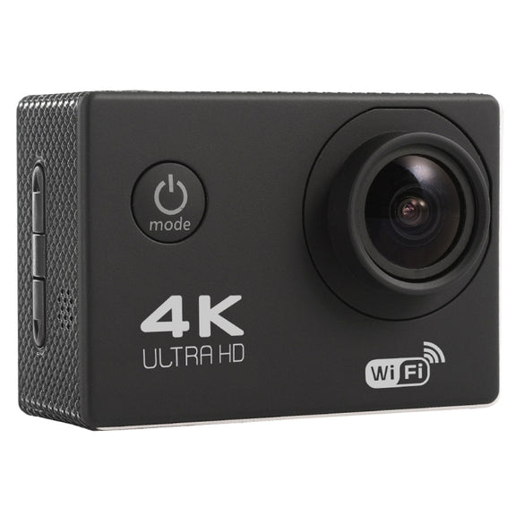 F60 2.0 inch Screen 170 Degrees Wide Angle WiFi Sport Action Camera Camcorder with Water-resistant Housing Case, Support 64GB Micro SD Card(Black)