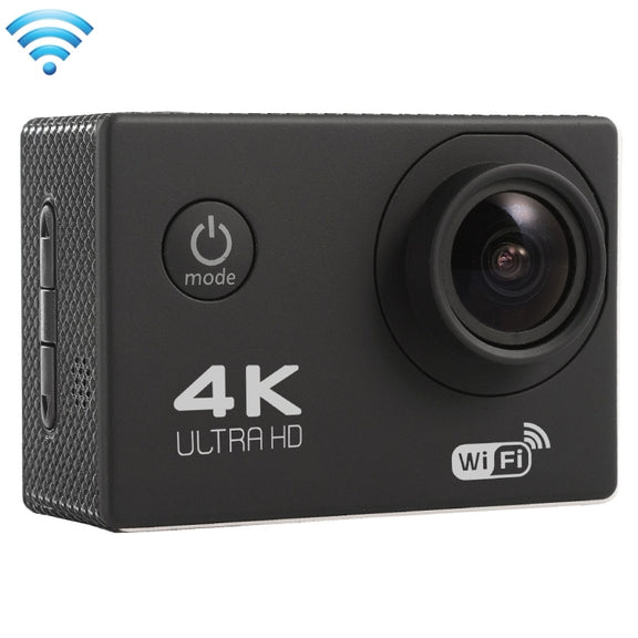 F60 2.0 inch Screen 170 Degrees Wide Angle WiFi Sport Action Camera Camcorder with Water-resistant Housing Case, Support 64GB Micro SD Card(Black)
