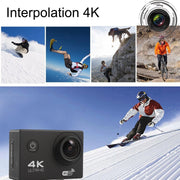 F60 2.0 inch Screen 170 Degrees Wide Angle WiFi Sport Action Camera Camcorder with Water-resistant Housing Case, Support 64GB Micro SD Card(Gold)