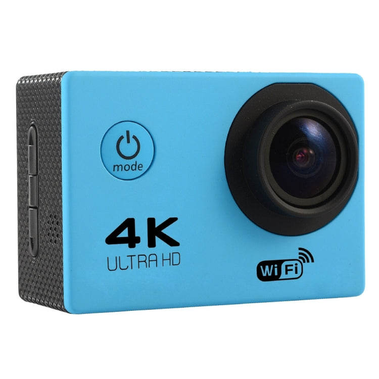 F60 2.0 inch Screen 170 Degrees Wide Angle WiFi Sport Action Camera Camcorder with Water-resistant Housing Case, Support 64GB Micro SD Card(Blue)