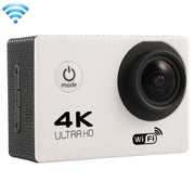 F60 2.0 inch Screen 170 Degrees Wide Angle WiFi Sport Action Camera Camcorder with Water-resistant Housing Case, Support 64GB Micro SD Card(White)