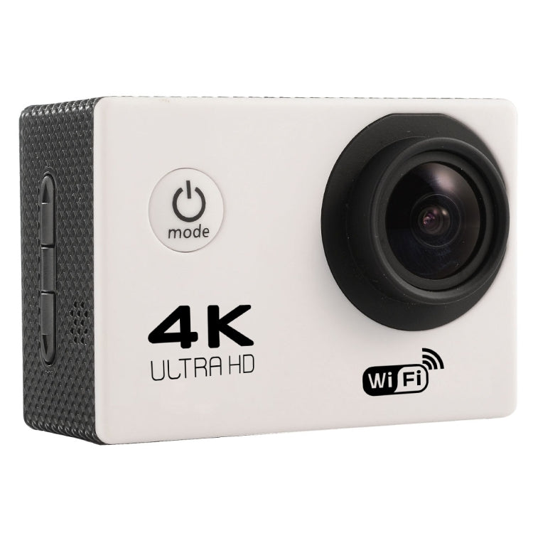 F60 2.0 inch Screen 170 Degrees Wide Angle WiFi Sport Action Camera Camcorder with Water-resistant Housing Case, Support 64GB Micro SD Card(White)