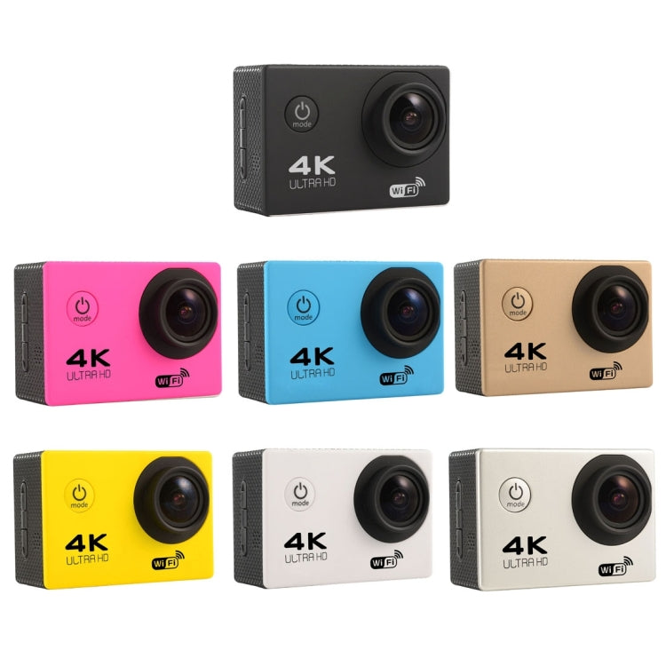 F60 2.0 inch Screen 170 Degrees Wide Angle WiFi Sport Action Camera Camcorder with Water-resistant Housing Case, Support 64GB Micro SD Card(White)