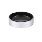 JUNESTAR for Xiaomi Xiaoyi Yi II 4K Sport Action Camera Proffesional CPL Filter(Silver)