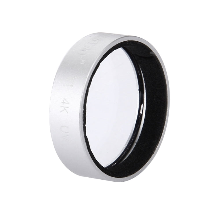 JUNESTAR for Xiaomi Xiaoyi Yi II 4K Sport Action Camera Proffesional UV Filter(Silver)
