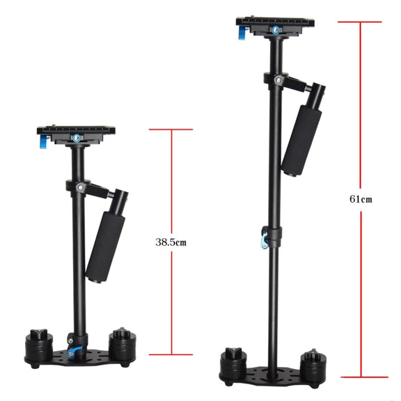 YELANGU S60L 61cm Aluminum Handheld Stabilizer for DSLR Camera DV
