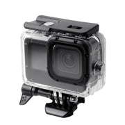 Water-resistant Case + Touch Back Cover + Purple Red Pink Lens Filter for GoPro HERO10 Black / HERO9 Black