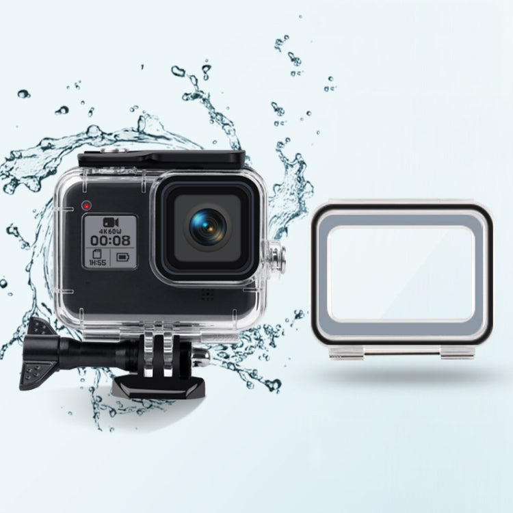 45m Water-resistant Case + Touch Back Cover for GoPro HERO8 Black