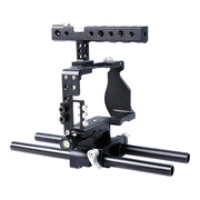 YELANGU YLG0905A Camera Video Cage Handle Stabilizer for Sony A6000/A6300/A6400/A6500(Black)