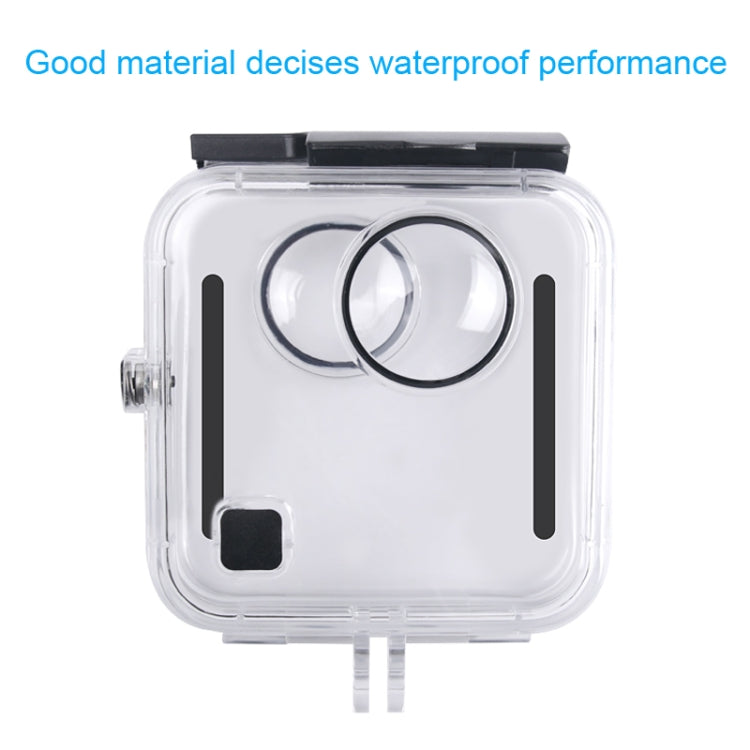 40m Water-resistant Housing Protective Case  for GoPro Fusion, with Buckle Basic Mount & Screw & Wrench