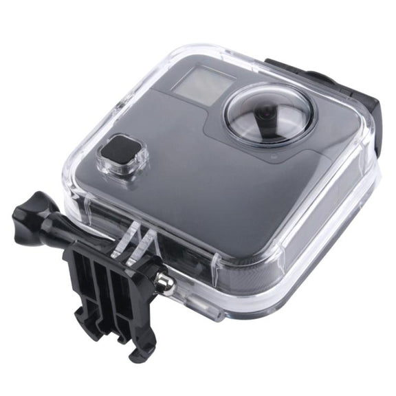 40m Water-resistant Housing Protective Case  for GoPro Fusion, with Buckle Basic Mount & Screw & Wrench