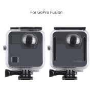 40m Water-resistant Housing Protective Case  for GoPro Fusion, with Buckle Basic Mount & Screw & Wrench