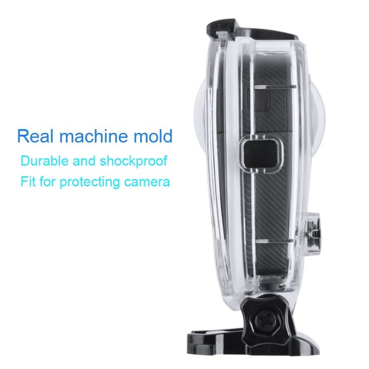 40m Water-resistant Housing Protective Case  for GoPro Fusion, with Buckle Basic Mount & Screw & Wrench