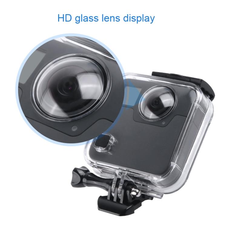 40m Water-resistant Housing Protective Case  for GoPro Fusion, with Buckle Basic Mount & Screw & Wrench