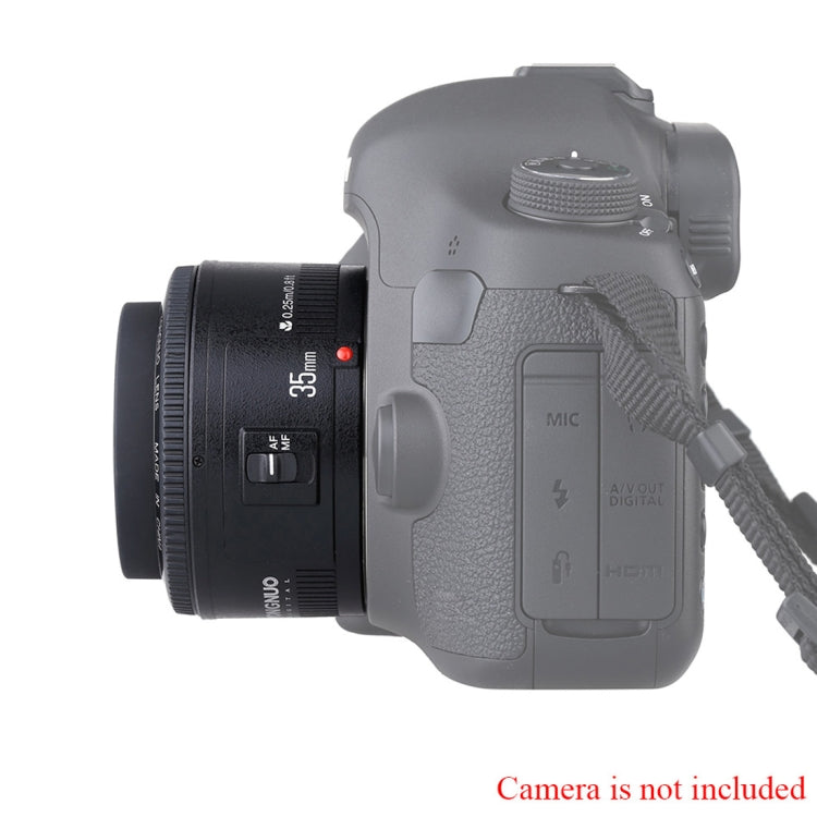 YONGNUO YN35MM F2N 1:2 AF/MF Wide-Angle Fixed/Prime Auto Focus Lens for Nikon DSLR Cameras(Black)