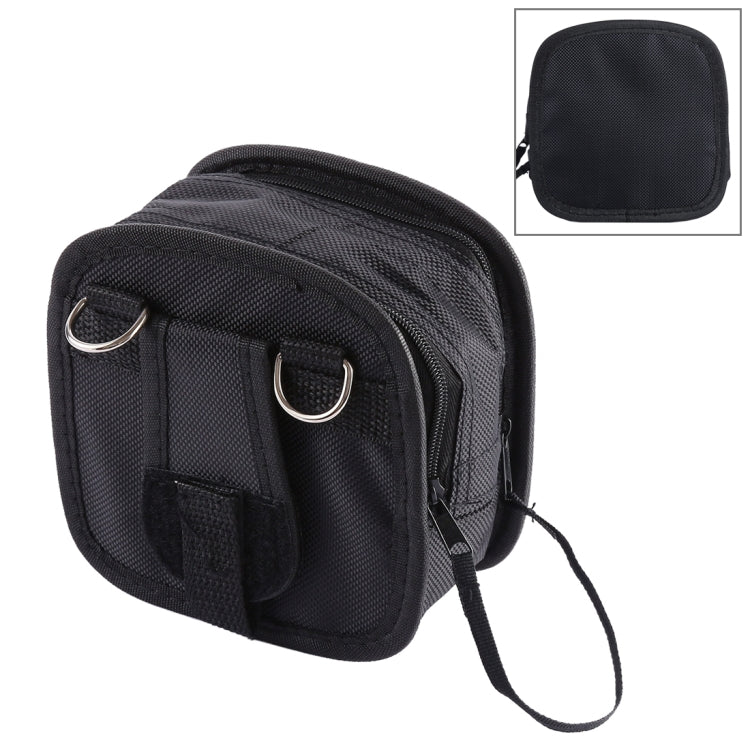 9PCS Nylon Filter Bag with Strap, Size:14��12��6cm(Black)