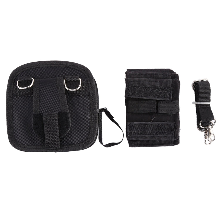 9PCS Nylon Filter Bag with Strap, Size:14��12��6cm(Black)