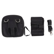 9PCS Nylon Filter Bag with Strap, Size:14��12��6cm(Black)