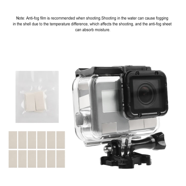 GP452 Water-resistant Case + Touch Back Cover for GoPro HERO7 White / Silver