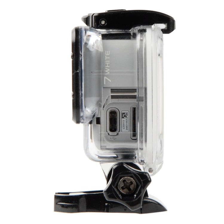GP452 Water-resistant Case + Touch Back Cover for GoPro HERO7 White / Silver