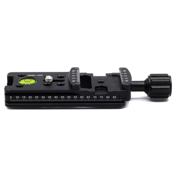 NNR-100 Multi-Purpose 100mm Nodal Rail Slide Plate QR Clamp Macro Panoramic Bracket