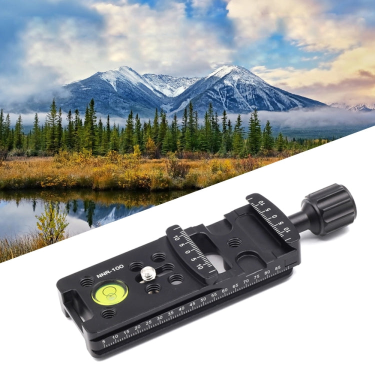 NNR-100 Multi-Purpose 100mm Nodal Rail Slide Plate QR Clamp Macro Panoramic Bracket