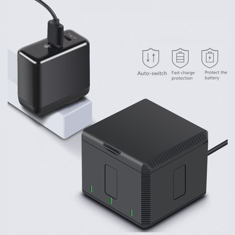 RUIGPRO 5V 3A QC 3.0 + PD Quick Charger Power Adapter for DJI OSMO Action, US Plug